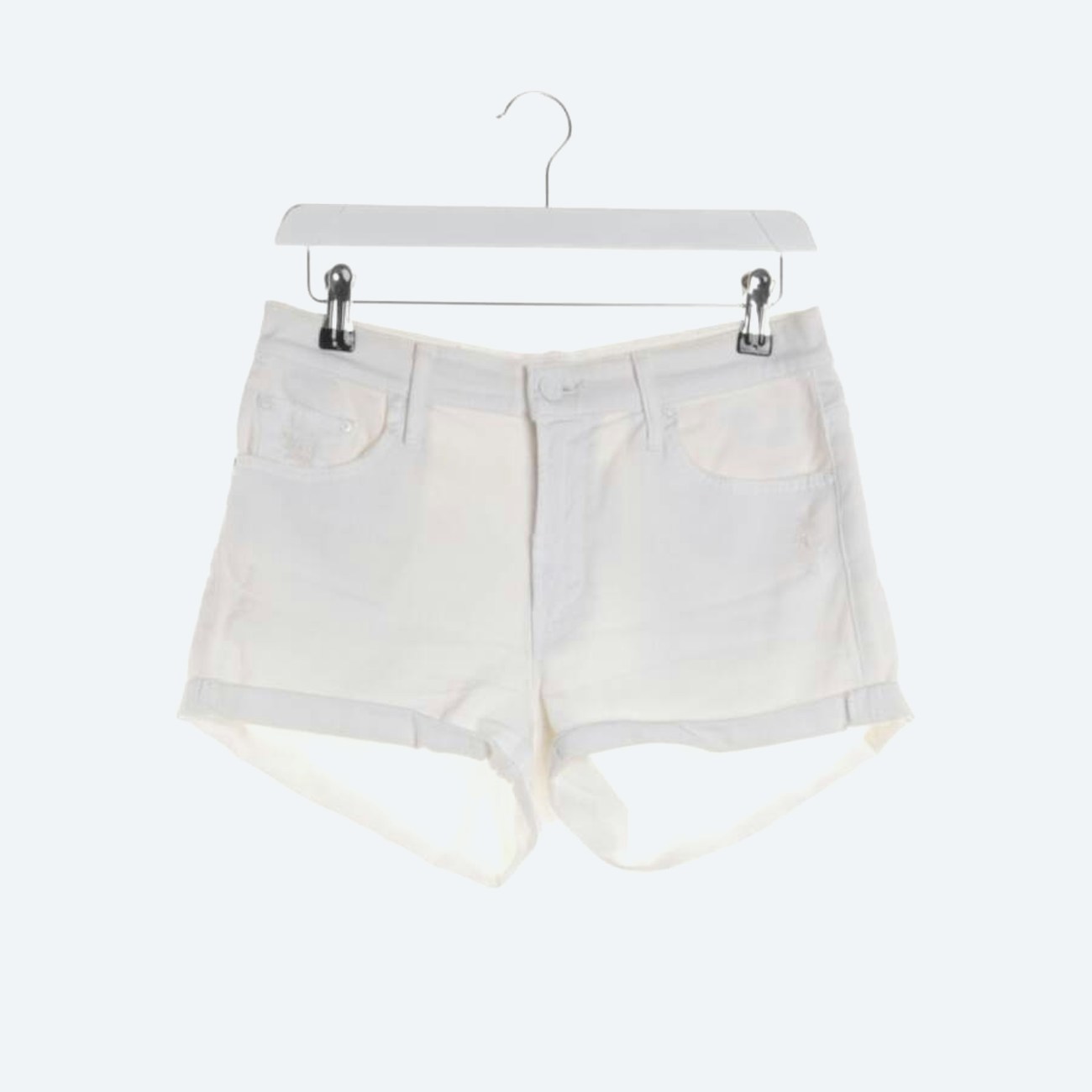 Image 1 of Shorts W27 Cream in color White | Vite EnVogue