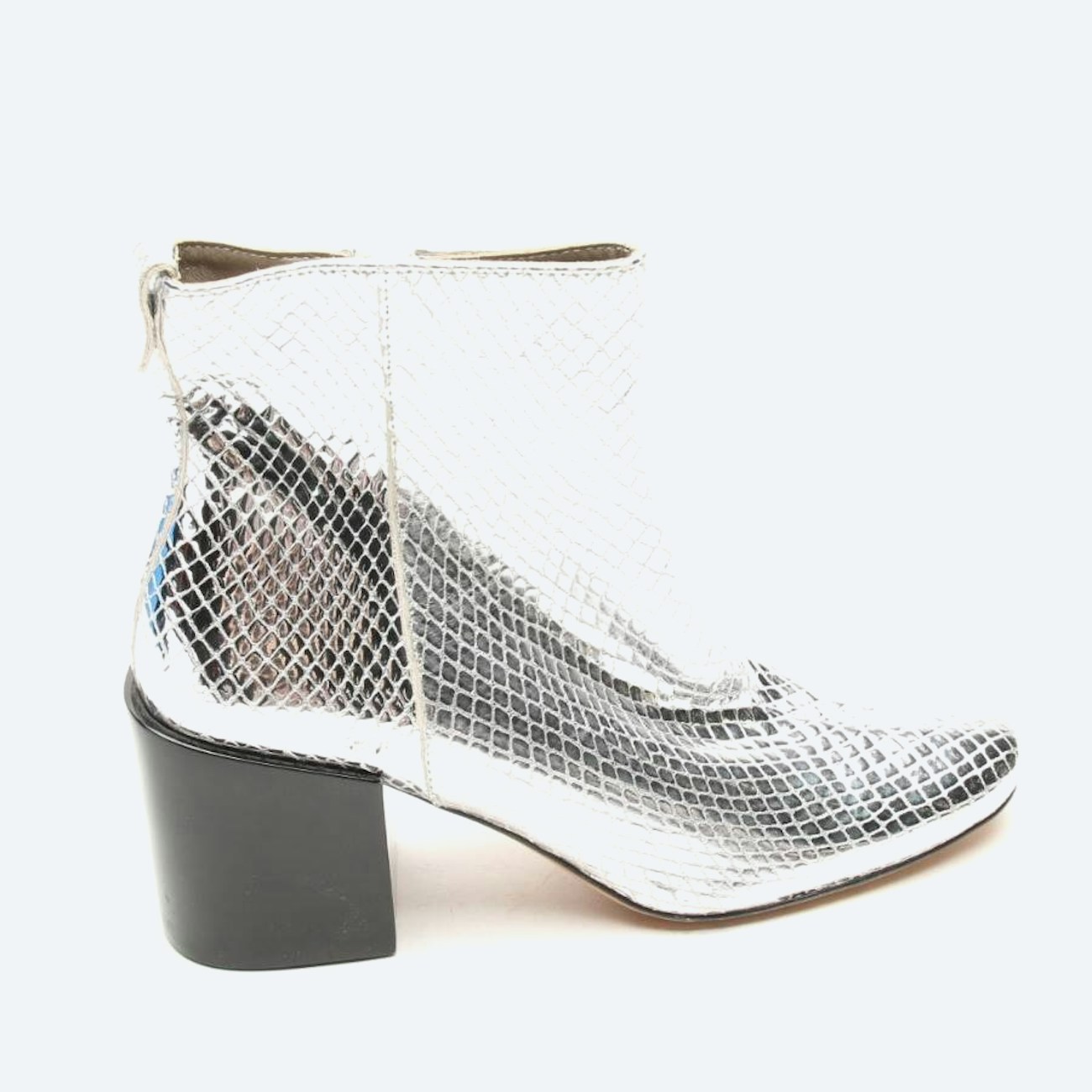 Image 1 of Ankle Boots EUR 36 Silver in color Metallic | Vite EnVogue