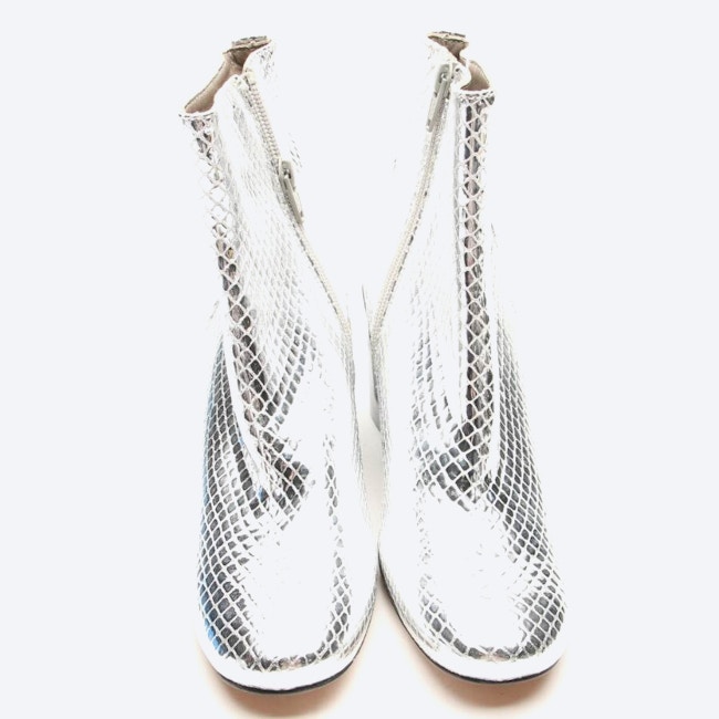 Image 2 of Ankle Boots EUR 36 Silver in color Metallic | Vite EnVogue