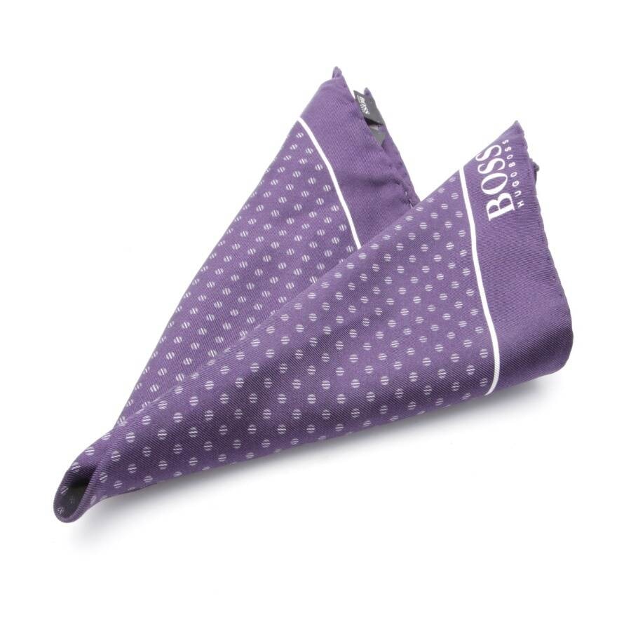 Image 1 of Silk Pocket Square Purple in color Purple | Vite EnVogue