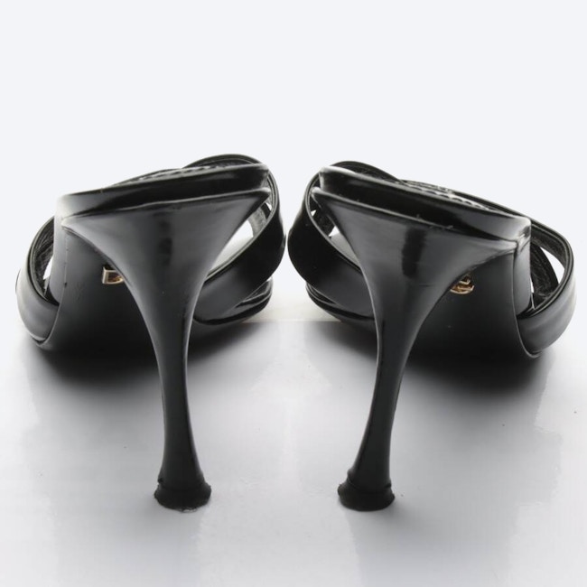 Image 3 of Heeled Mules EUR 39 Black in color Black | Vite EnVogue
