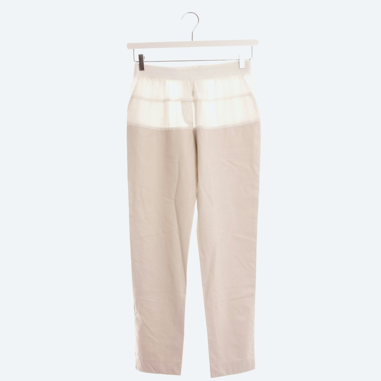 Image 1 of trousers from 8pm in cream-white and silver size XS - new label! in color white | Vite EnVogue