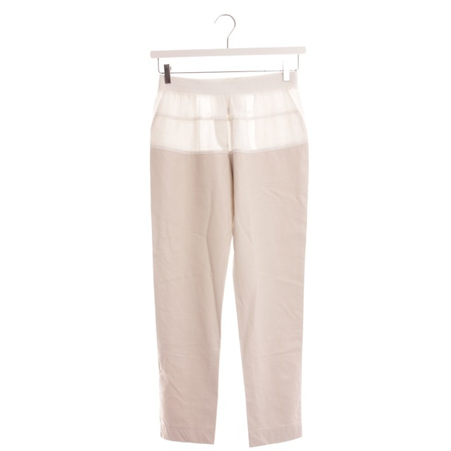 Image 1 of trousers from 8pm in cream-white and silver size XS - new label! | Vite EnVogue
