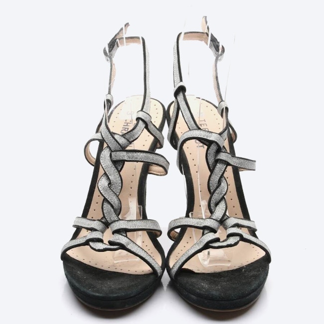 Image 2 of Heeled Sandals EUR 37 Black in color Black | Vite EnVogue