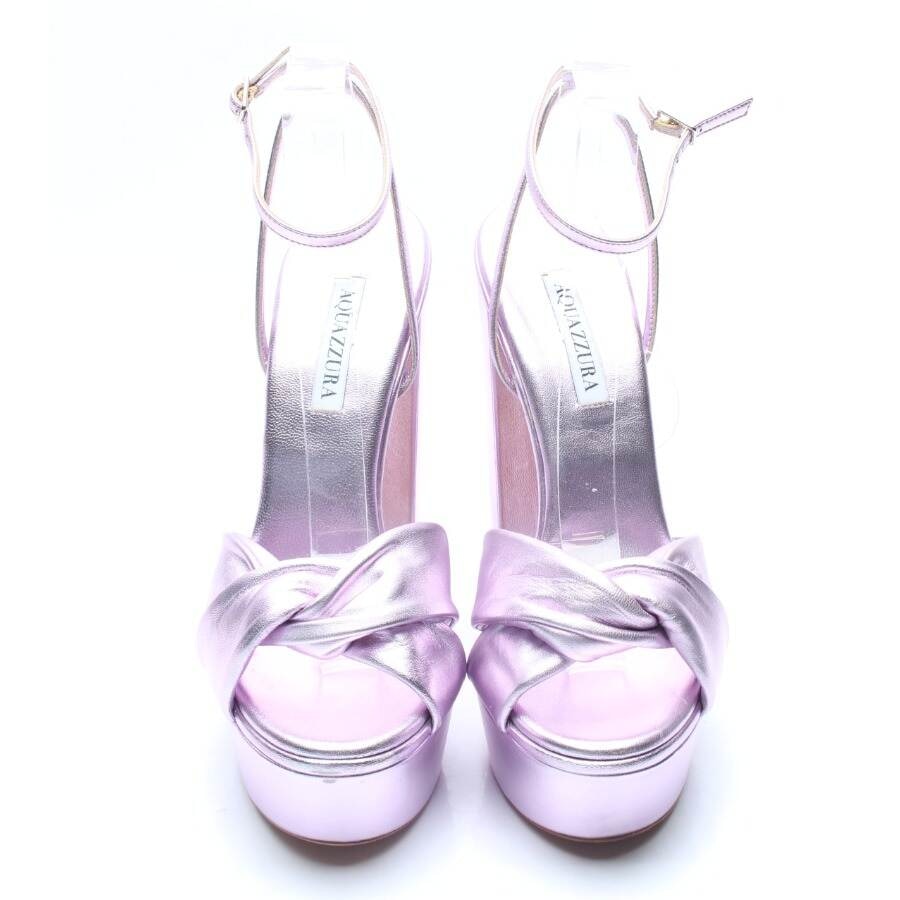 Image 2 of Heeled Sandals EUR 41 Lavender in color Purple | Vite EnVogue
