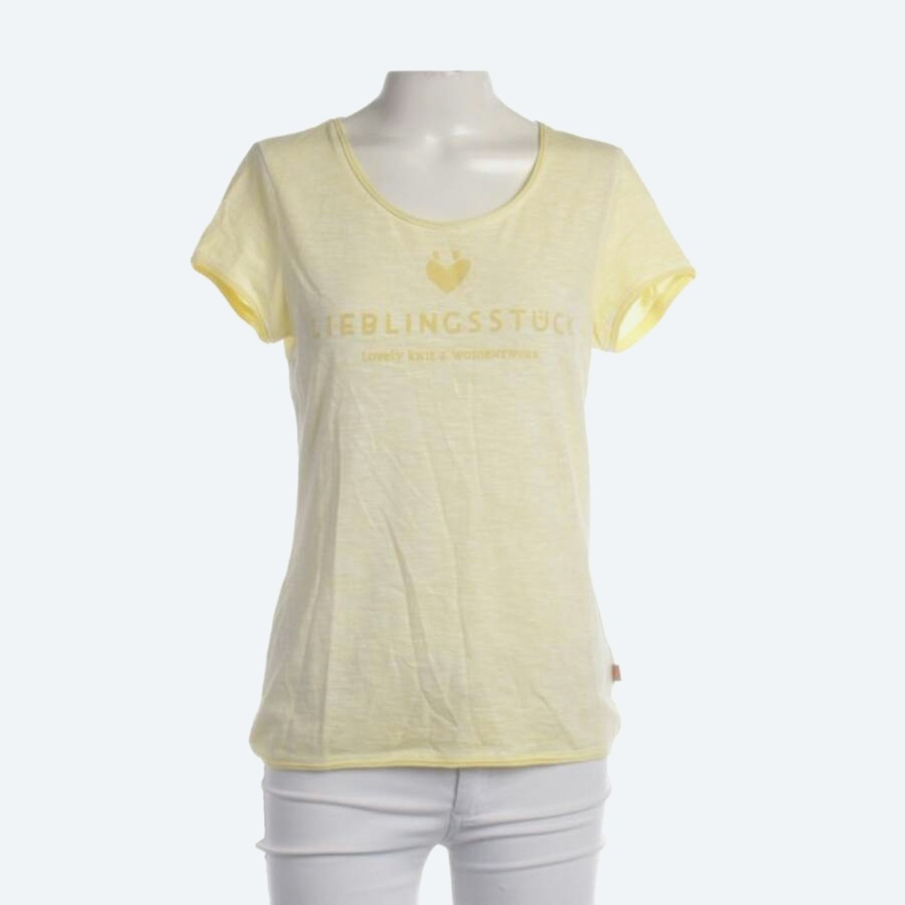 Image 1 of Shirt S Pastel Yellow in color Yellow | Vite EnVogue