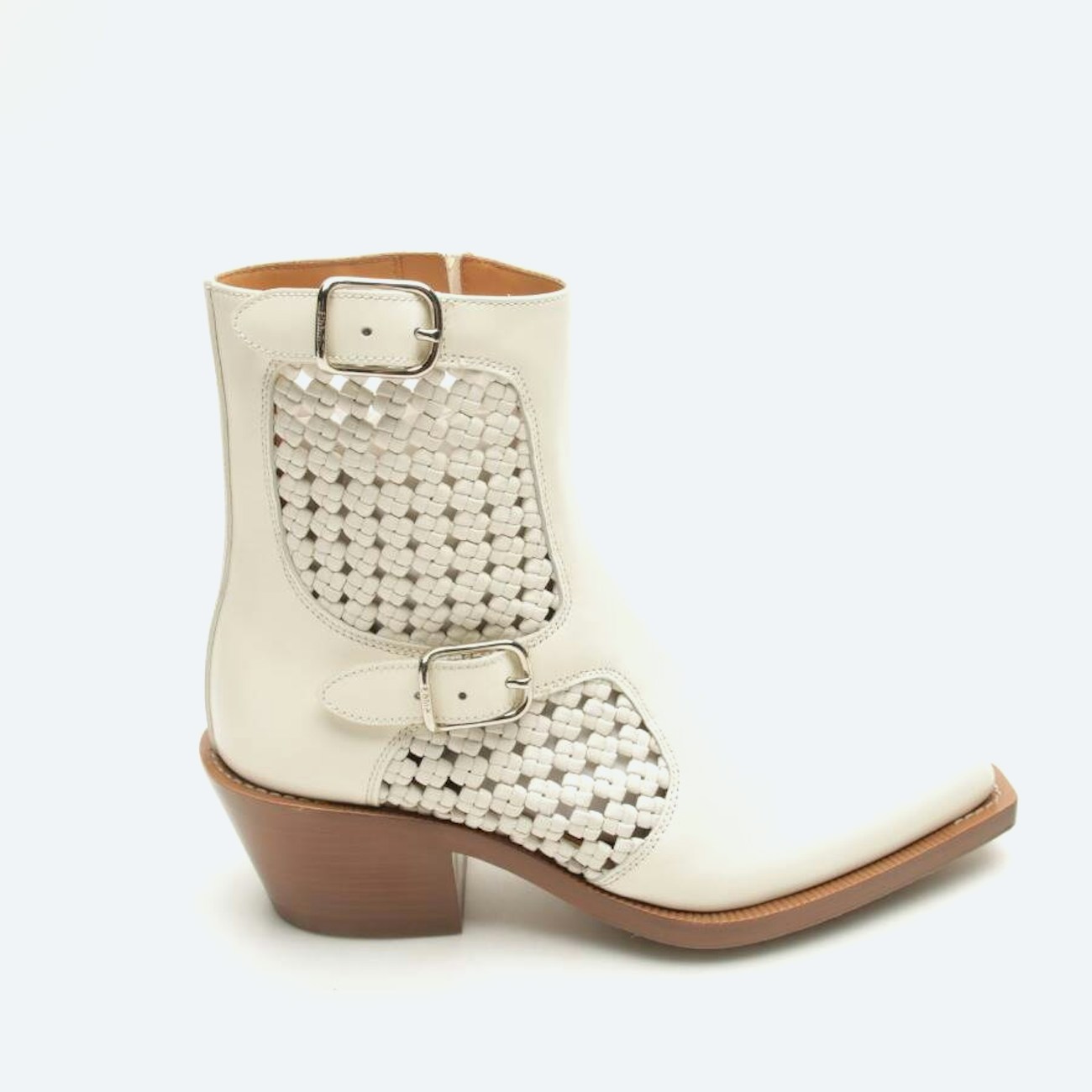 Image 1 of Ankle Boots EUR 38.5 Beige in color White | Vite EnVogue