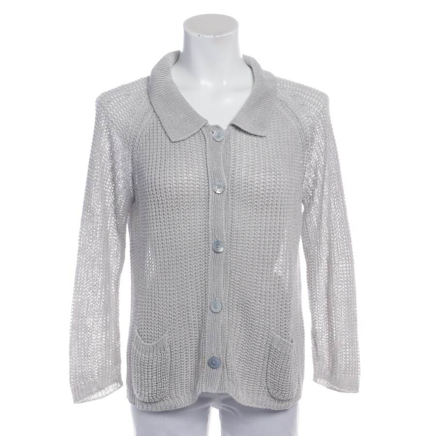 Image 1 of Linen Cardigan S Light Gray in color Gray | Vite EnVogue