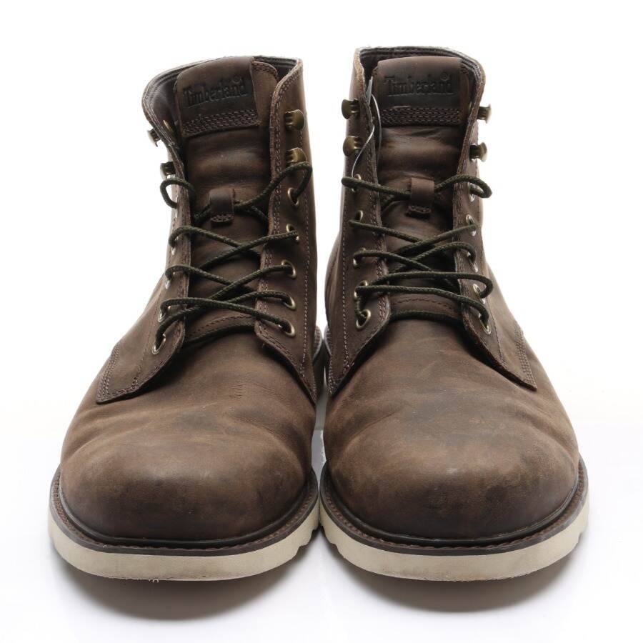 Image 2 of Ankle Boots EUR 46 Dark Brown in color Brown | Vite EnVogue