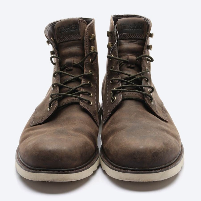 Image 2 of Ankle Boots EUR 46 Dark Brown in color Brown | Vite EnVogue
