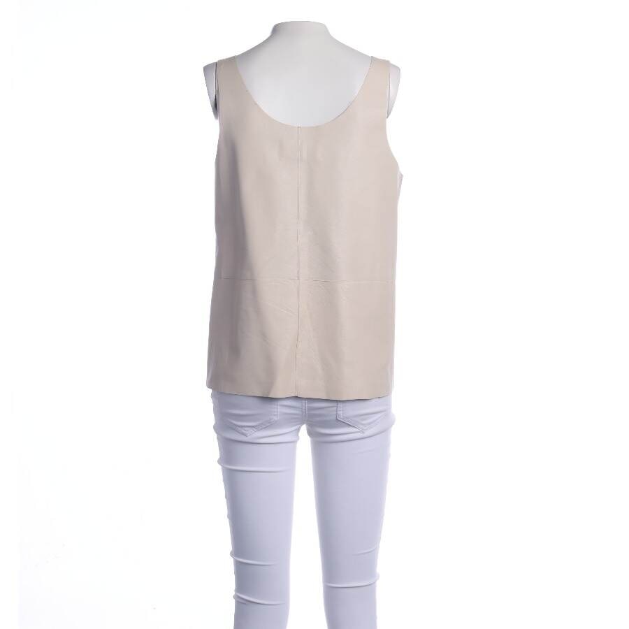 Image 2 of Leather Top 38 Cream in color White | Vite EnVogue