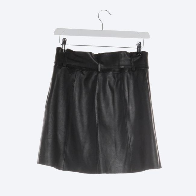 Image 2 of Leather Skirt 32 Black in color Black | Vite EnVogue