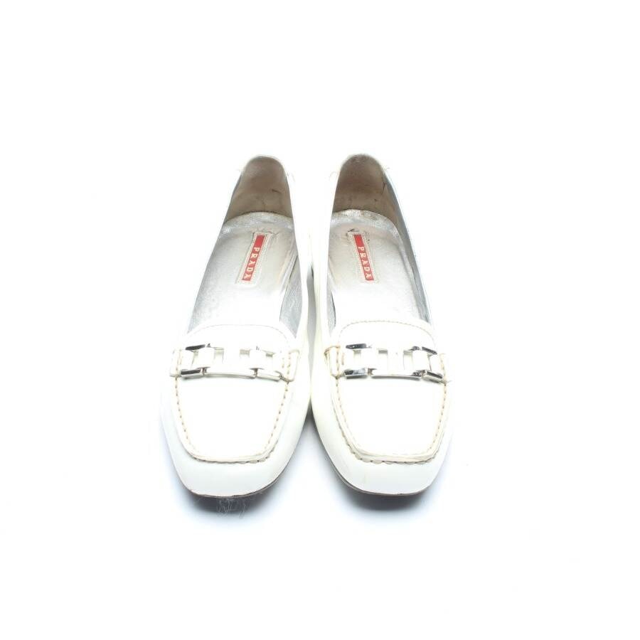 Image 2 of Loafers EUR 37 White in color White | Vite EnVogue