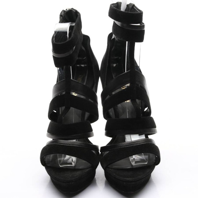 Heeled Sandals EUR 38.5 Black | Vite EnVogue
