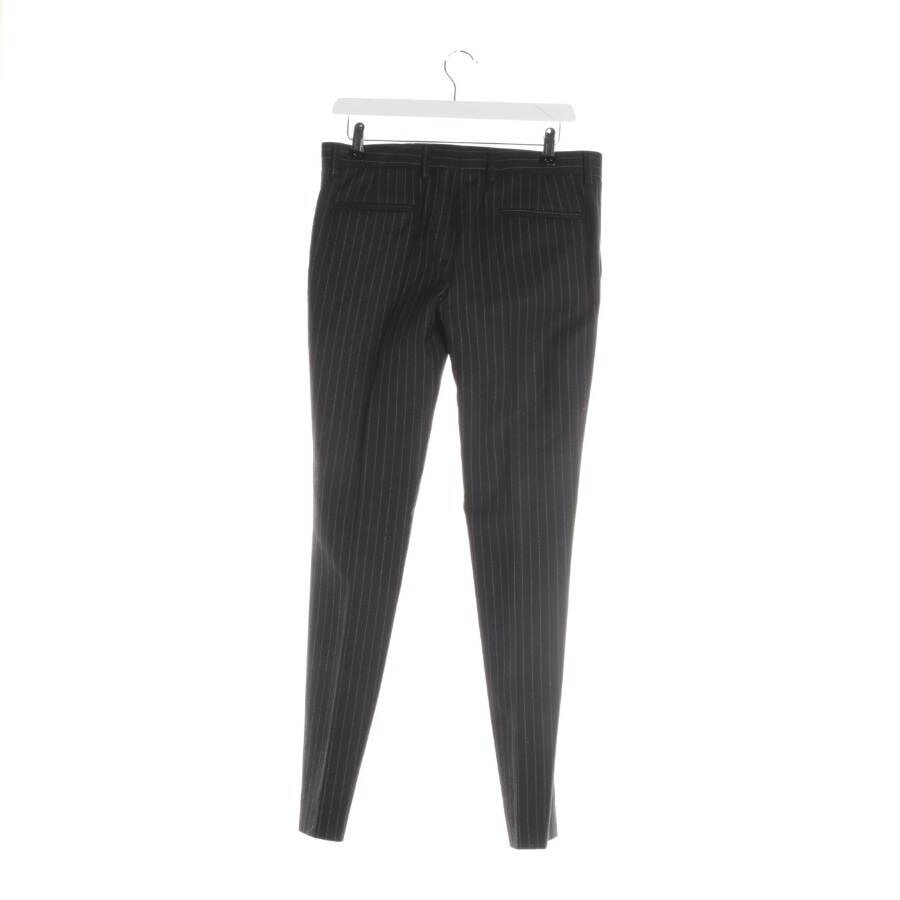 Image 2 of Wool Pants 40 Black in color Black | Vite EnVogue