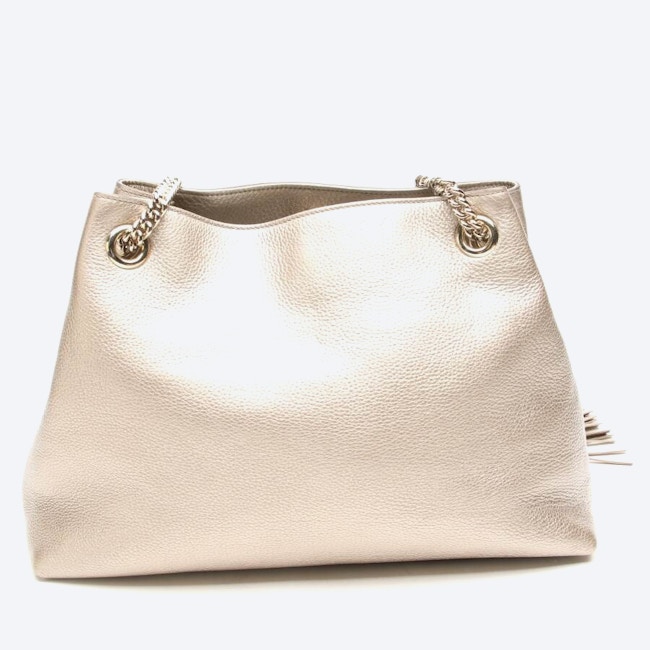 Image 2 of Soho Tote Shoulder Bag Gold in color Metallic | Vite EnVogue