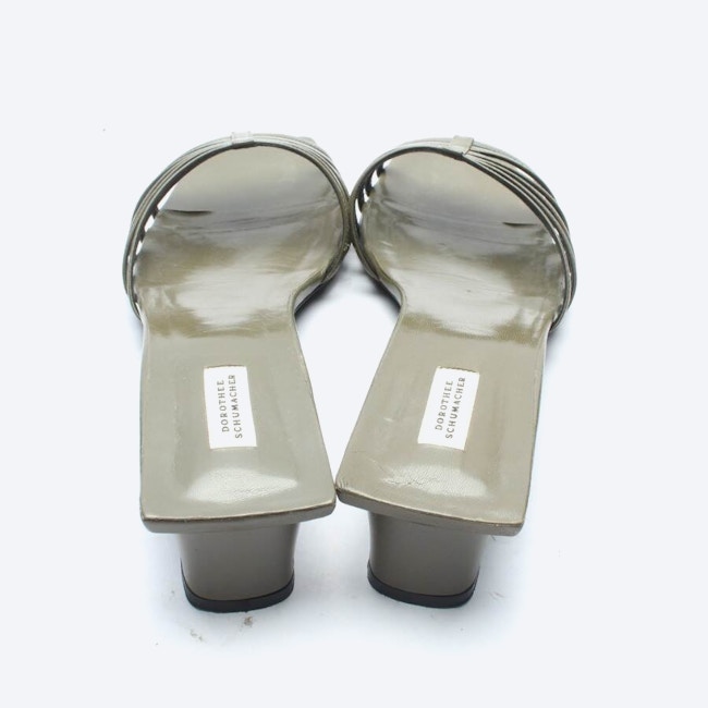 Image 3 of Heeled Sandals EUR 41 Olive Green in color Green | Vite EnVogue