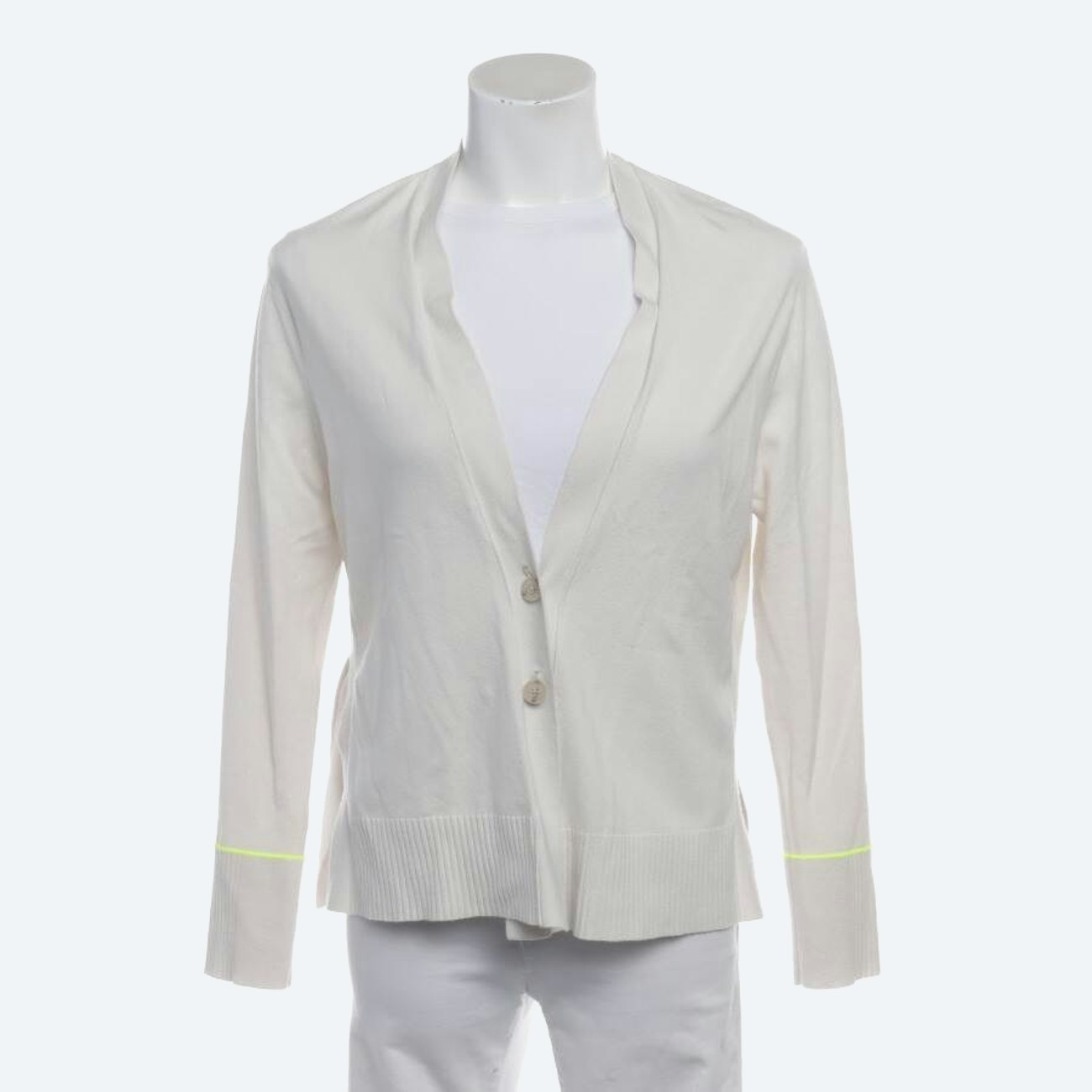 Image 1 of Cardigan 38 White in color White | Vite EnVogue