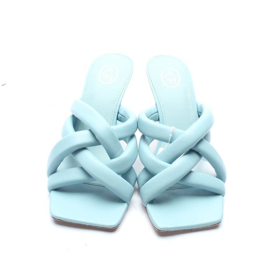 Image 2 of Heeled Sandals EUR38 Light Blue in color Blue | Vite EnVogue