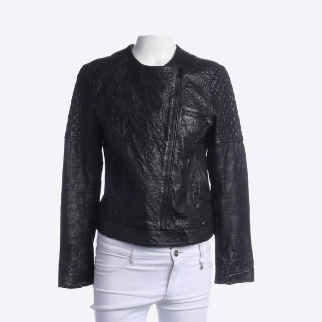 Image 3 of LeatherJacket S Black in color Black | Vite EnVogue