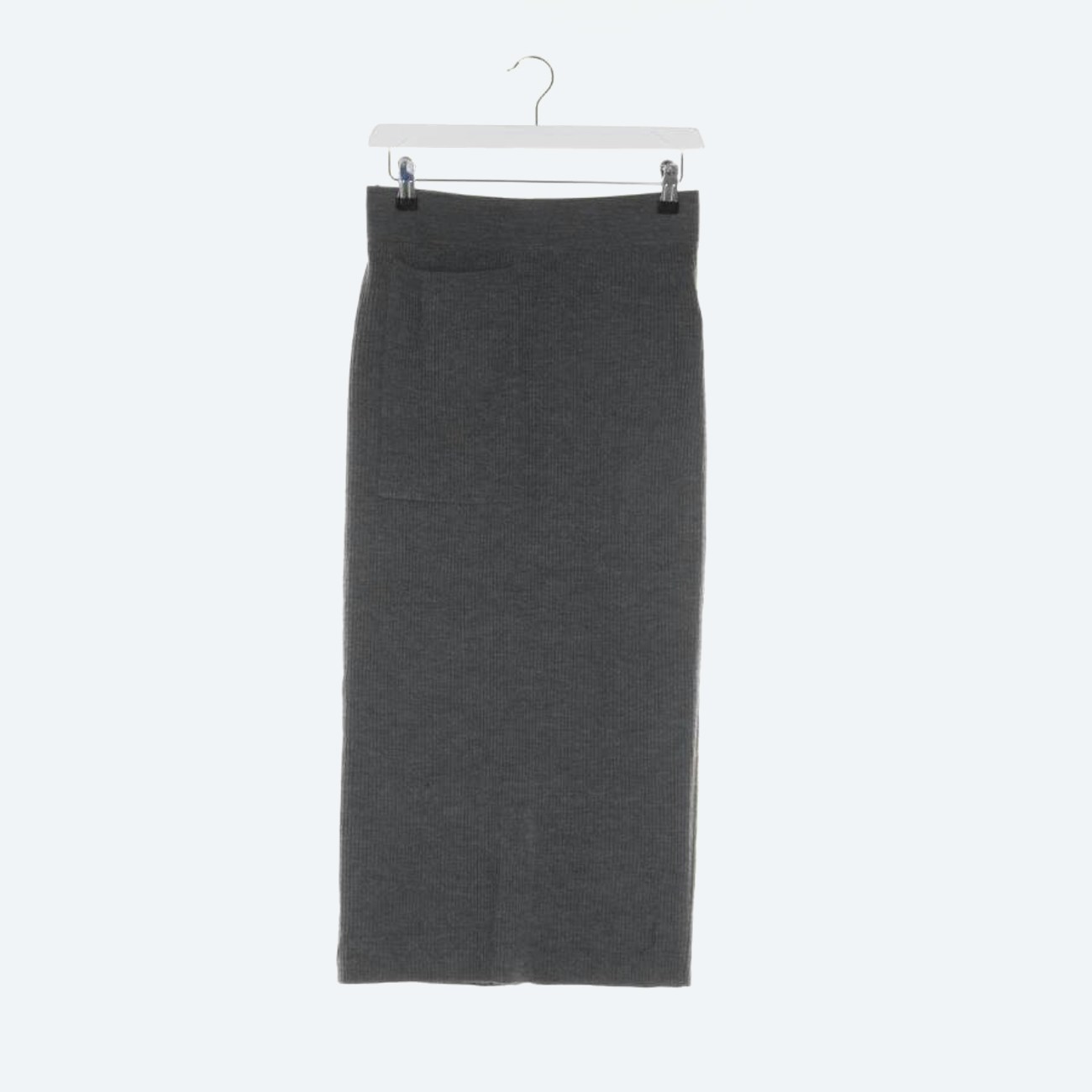Image 1 of Wool Skirt S Gray in color Gray | Vite EnVogue