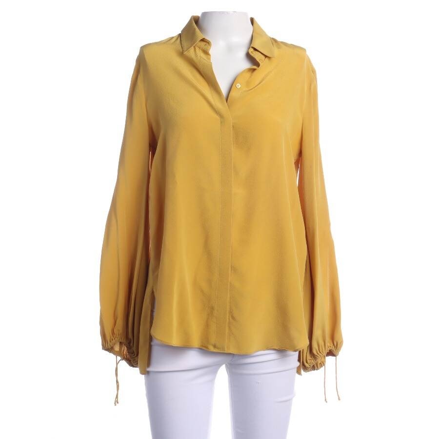 Image 1 of Silk Shirt 34 Mustard Yellow in color Yellow | Vite EnVogue