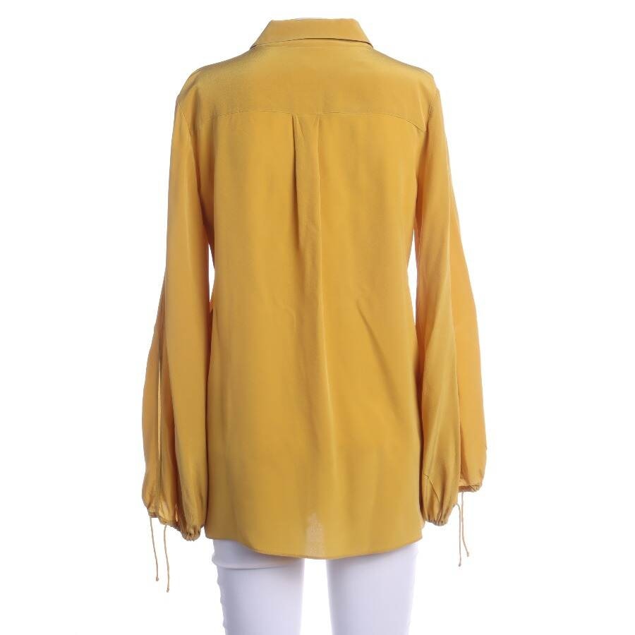 Image 2 of Silk Shirt 34 Mustard Yellow in color Yellow | Vite EnVogue
