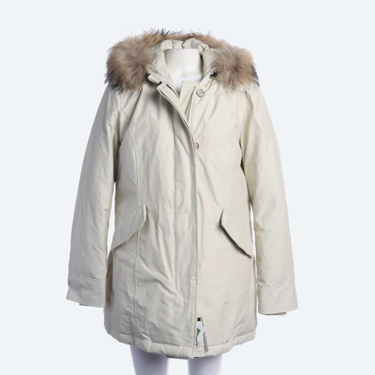 Image 1 of Arctic Parka Winter Jacket 2XL Cream in color White | Vite EnVogue