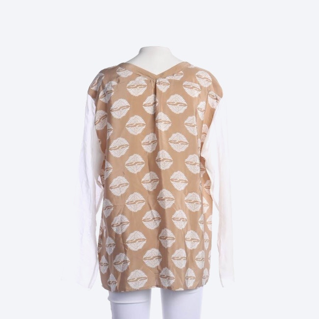 Image 2 of Silk Blouse 40 Light Brown in color Brown | Vite EnVogue