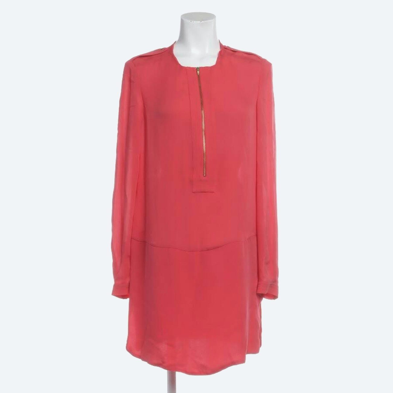 Image 1 of Silk Dress M Light Red in color Red | Vite EnVogue