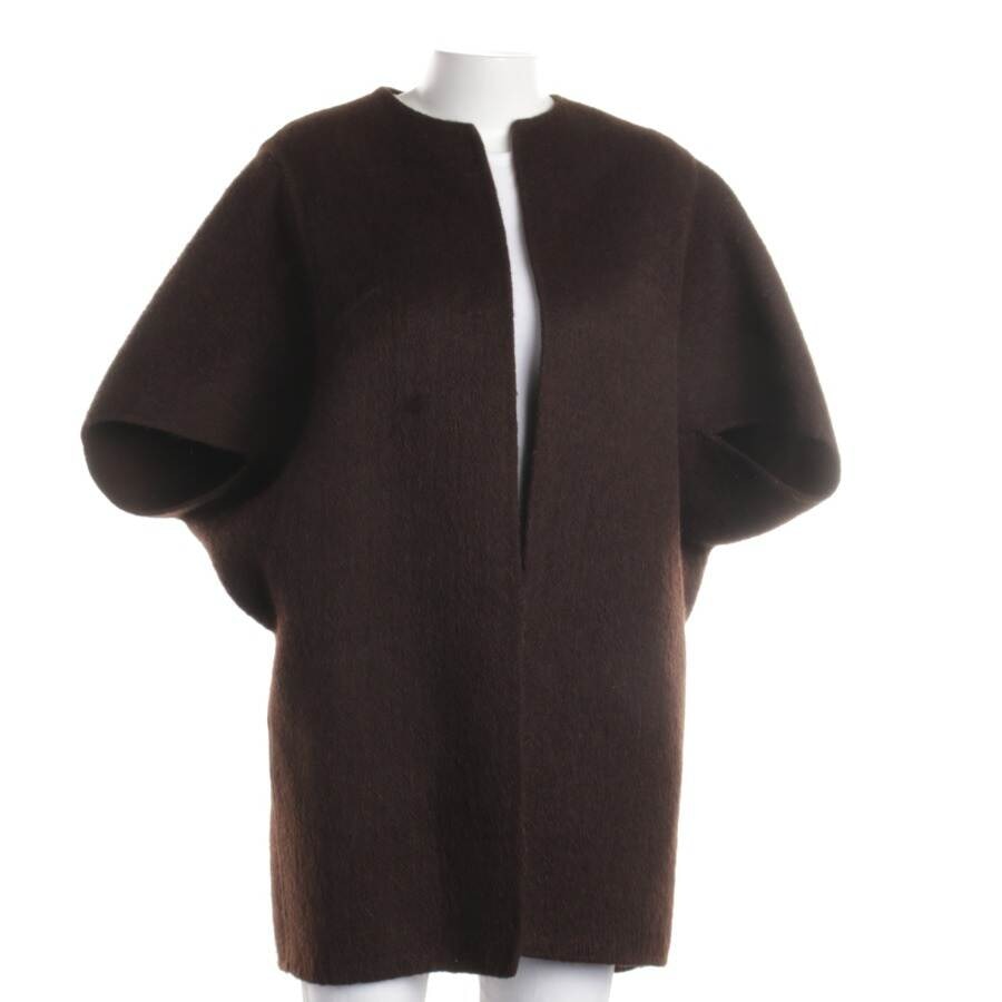Image 1 of Wool Jacket XS Dark Brown in color Brown | Vite EnVogue
