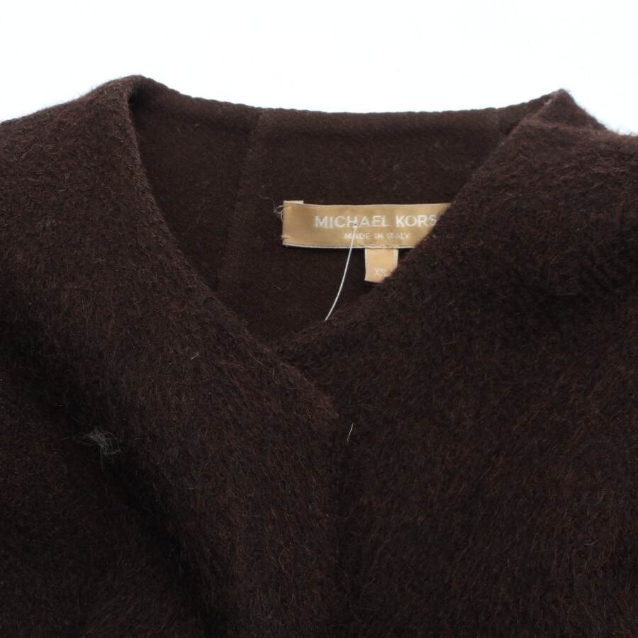 Image 3 of Wool Jacket XS Dark Brown in color Brown | Vite EnVogue