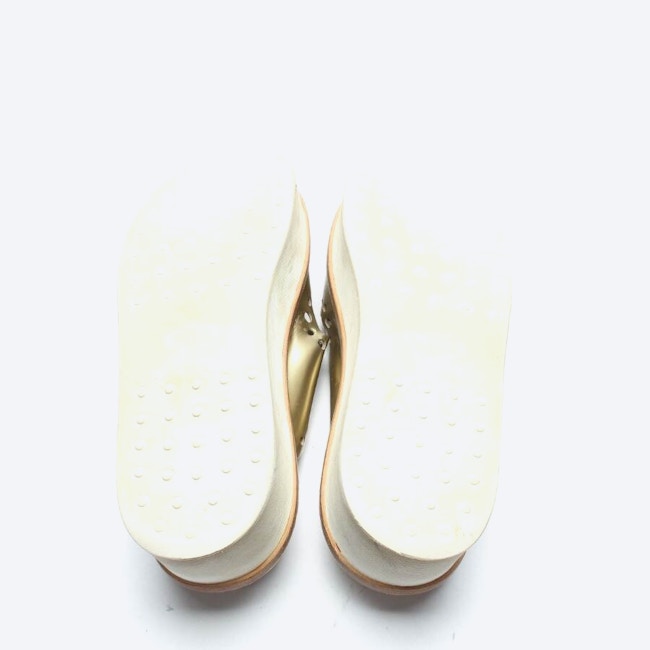 Image 4 of Platform Sandals EUR 40.5 Gold in color Metallic | Vite EnVogue