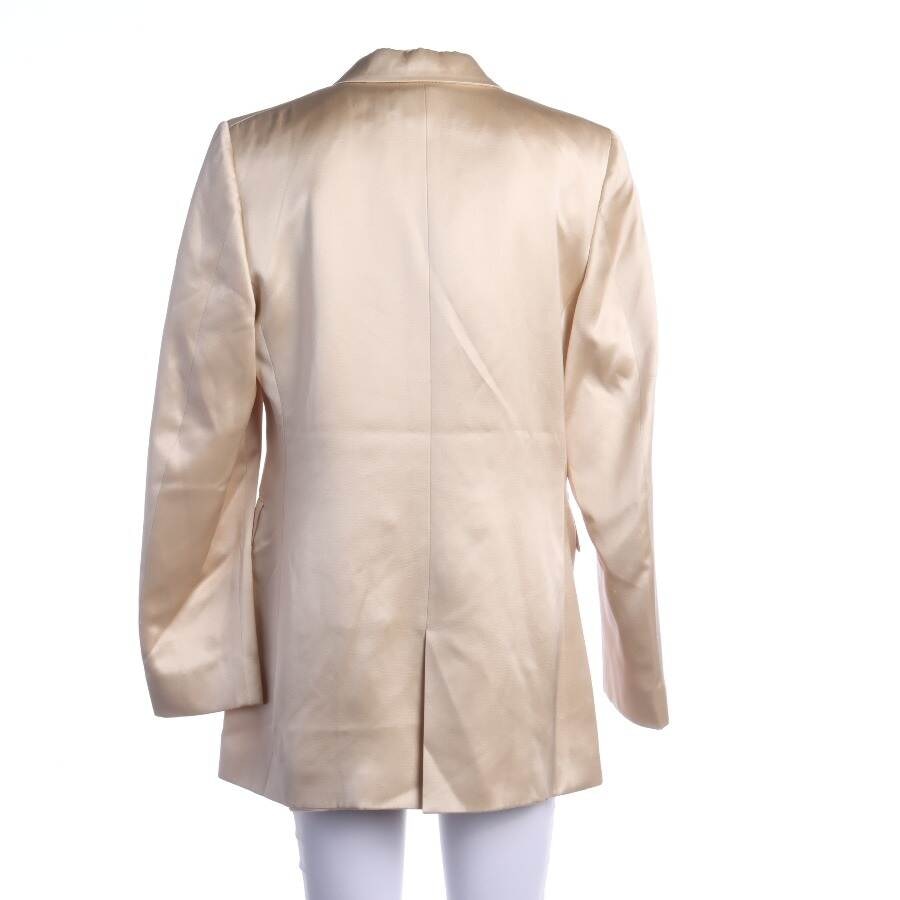 Image 2 of Silk Blazer 34 Beige in color White | Vite EnVogue