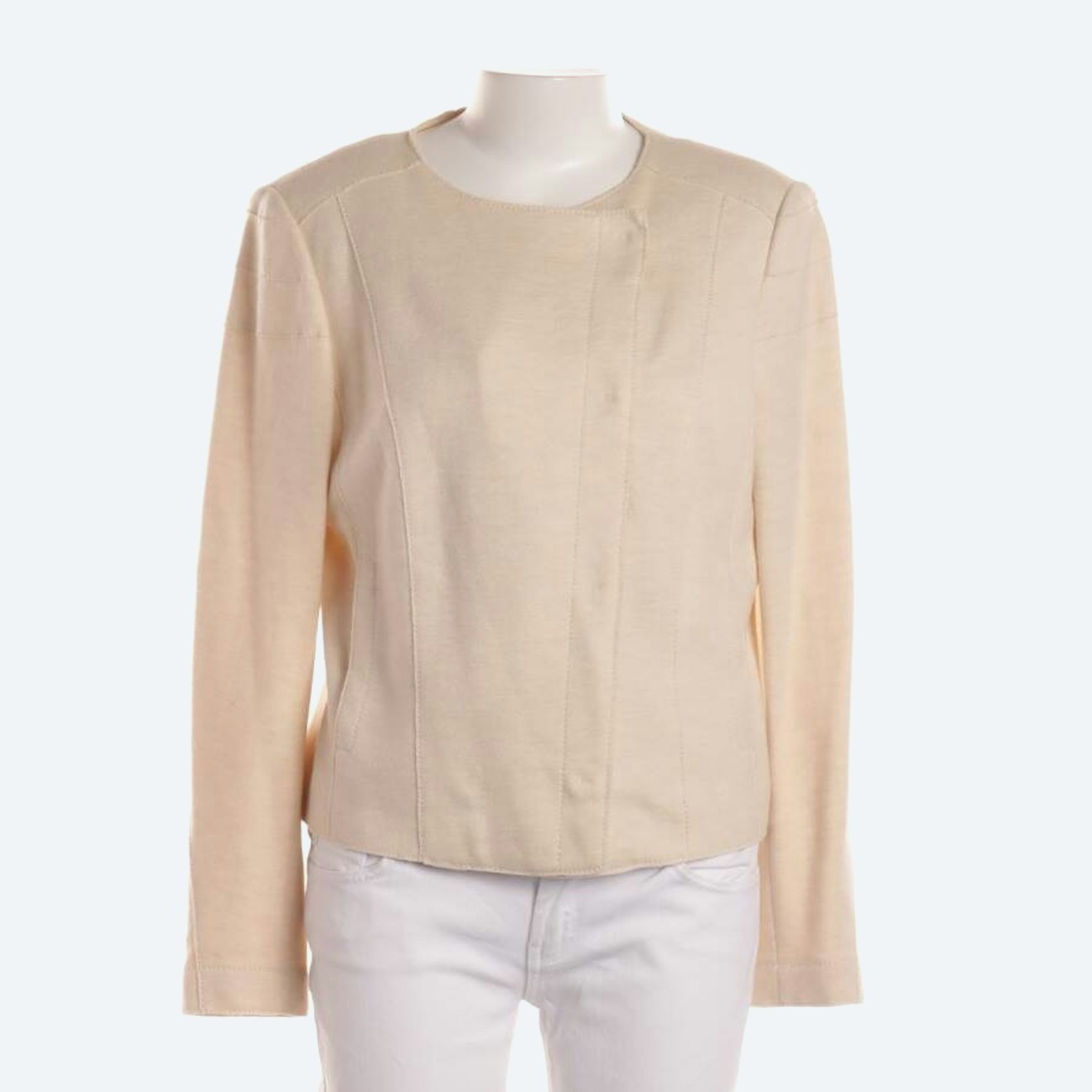 Image 1 of Wool Jacket 44 Cream in color White | Vite EnVogue