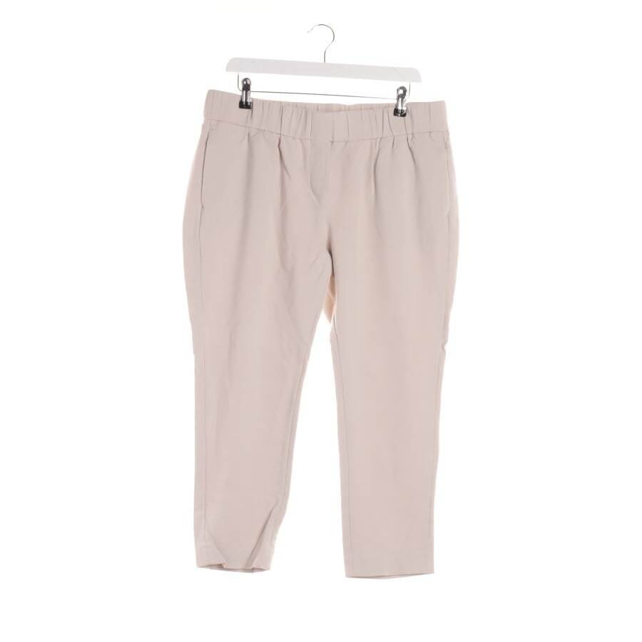Image 1 of Trousers 44 Cream in color White | Vite EnVogue