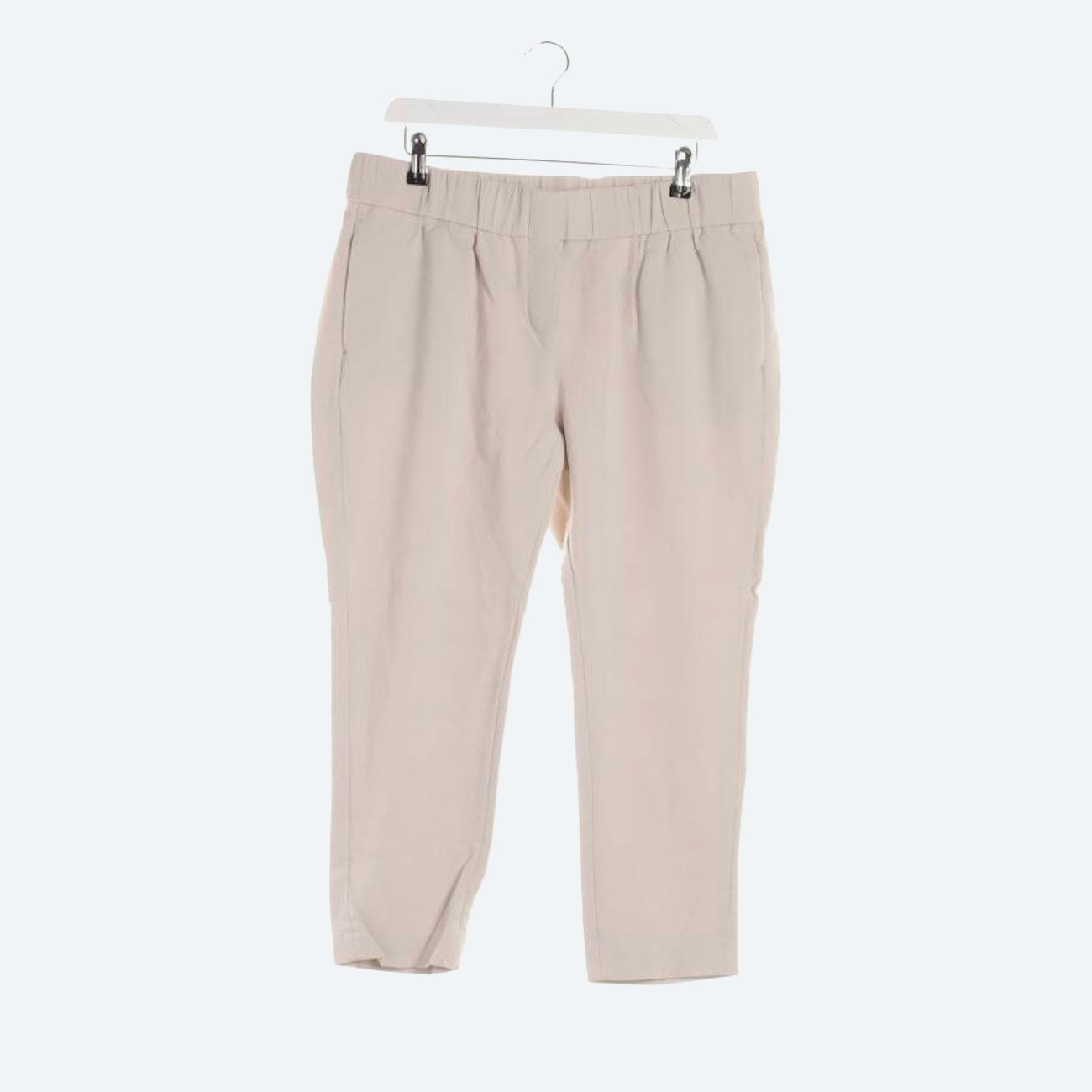 Image 1 of Trousers 44 Cream in color White | Vite EnVogue