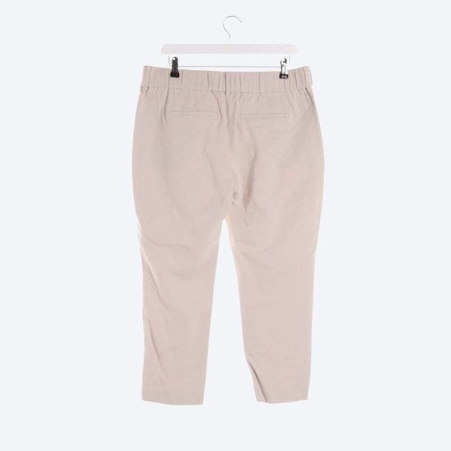 Image 2 of Trousers 44 Cream in color White | Vite EnVogue