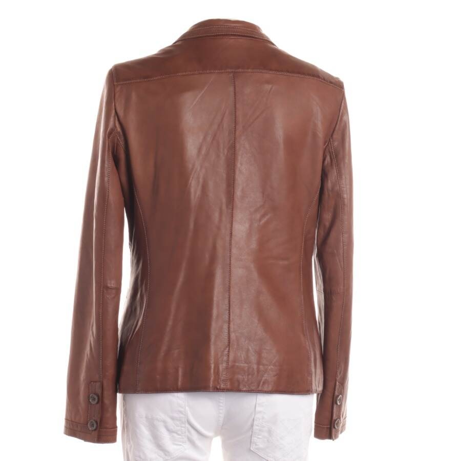 Image 2 of LeatherJacket 42 Light Brown in color Brown | Vite EnVogue