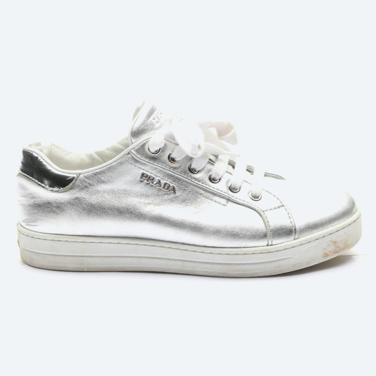 Image 1 of Sneakers EUR38 Silver in color Metallic | Vite EnVogue