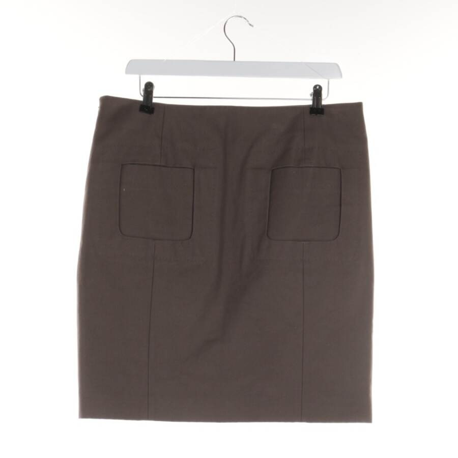 Image 2 of Skirt 40 Dark Brown in color Brown | Vite EnVogue