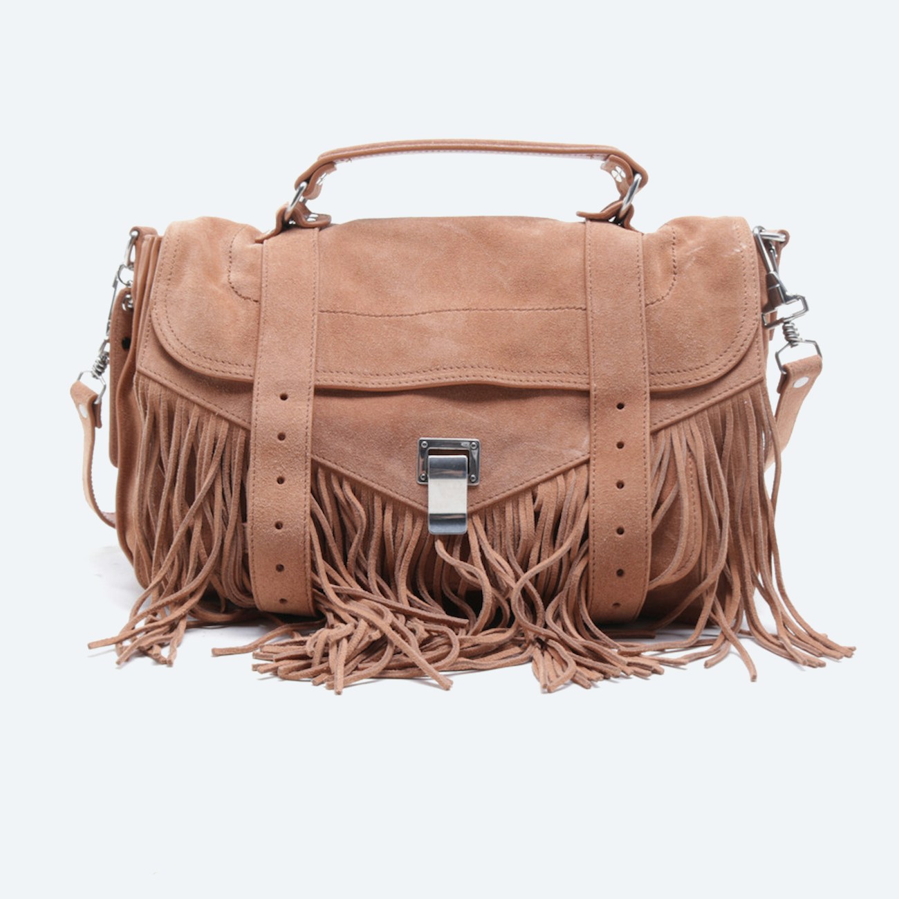 Image 1 of PS1 Medium Fringe Bag Shoulder Bag Cognac in color Brown | Vite EnVogue