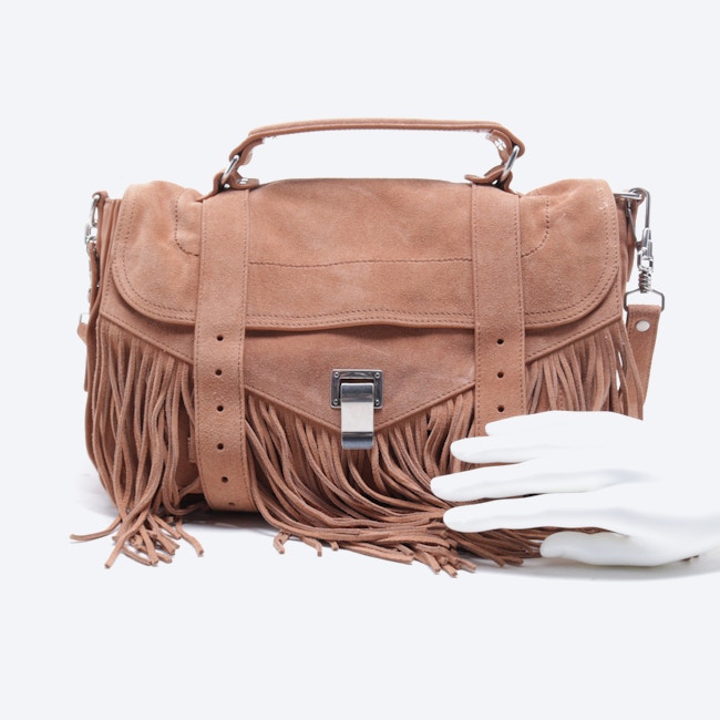 Image 4 of PS1 Medium Fringe Bag Shoulder Bag Cognac in color Brown | Vite EnVogue