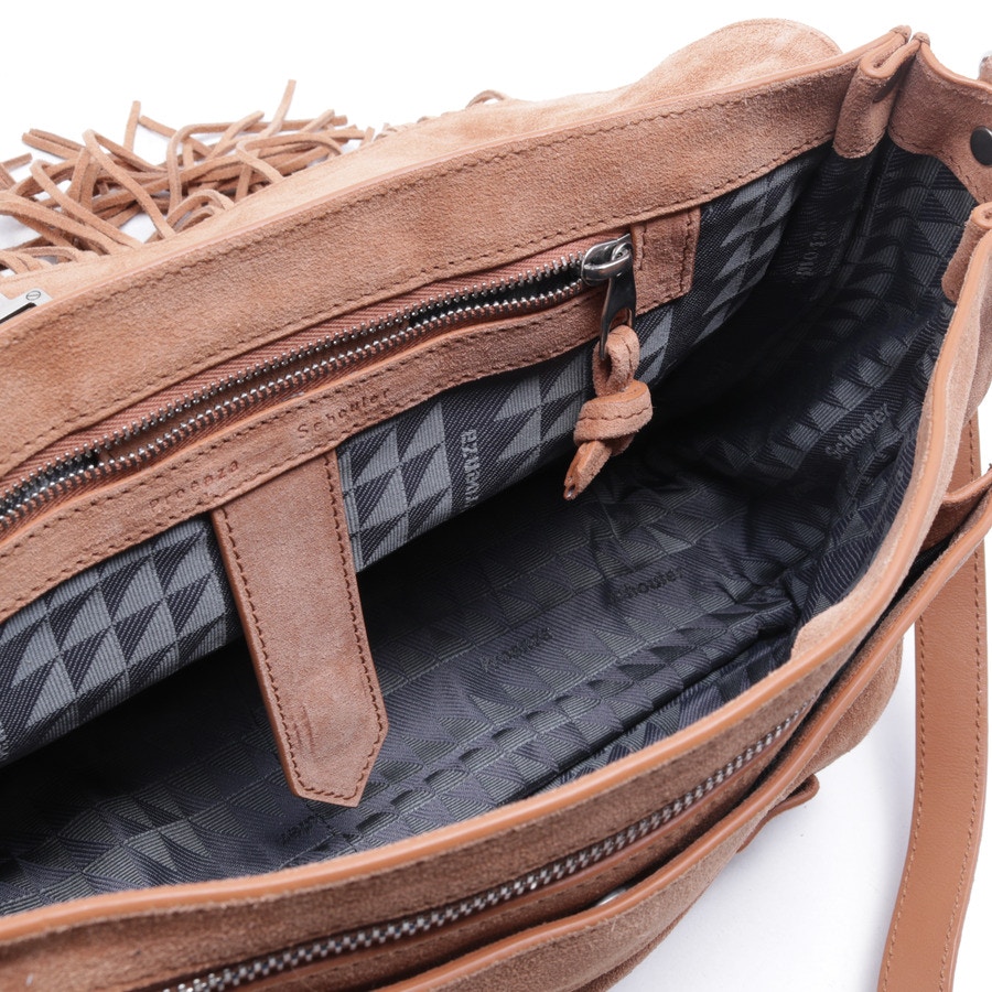 Image 5 of PS1 Medium Fringe Bag Shoulder Bag Cognac in color Brown | Vite EnVogue