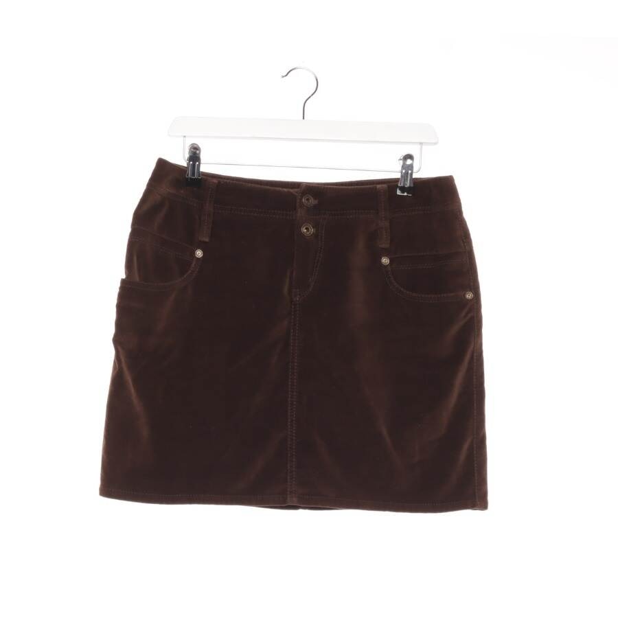 Image 1 of Velvet Skirt 38 Brown in color Brown | Vite EnVogue