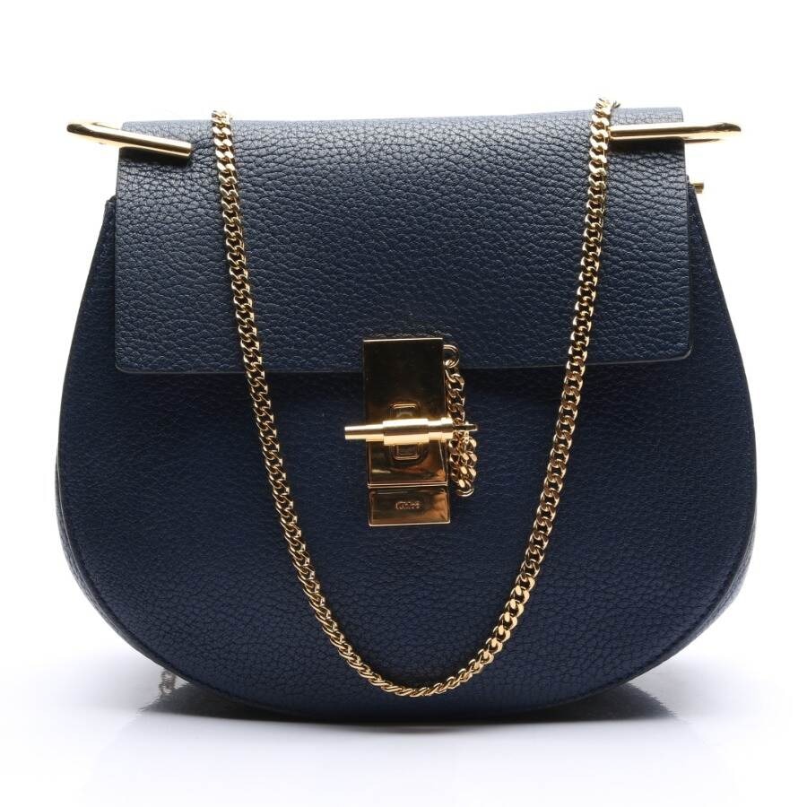 Image 1 of Drew Medium Shoulder Bag Blue in color Blue | Vite EnVogue