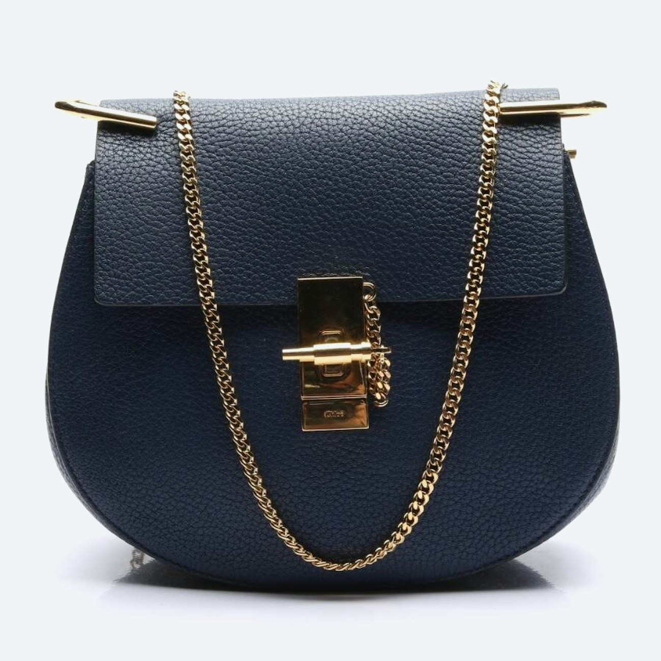 Image 1 of Drew Medium Shoulder Bag Blue in color Blue | Vite EnVogue