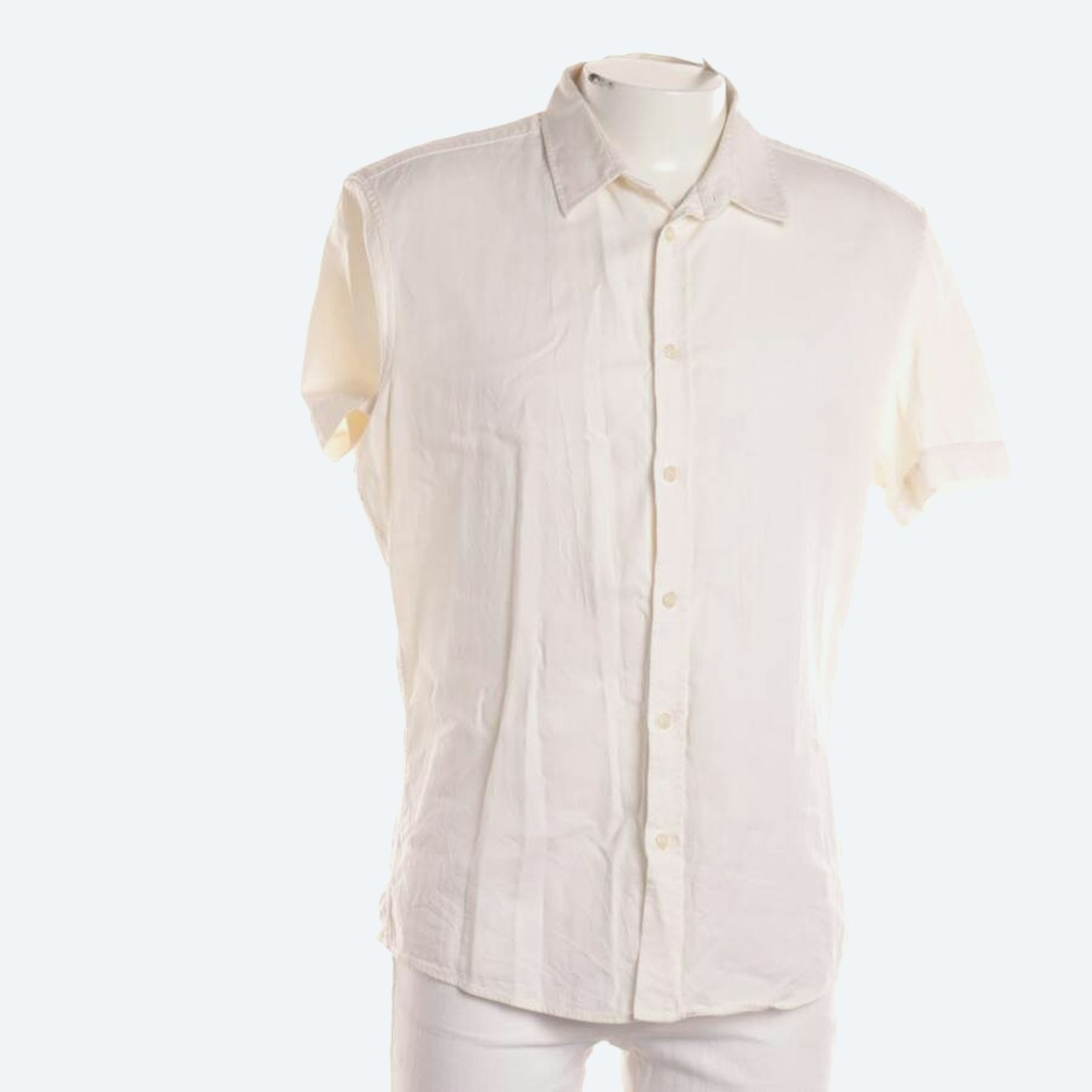 Image 1 of Casual Shirt L Cream in color White | Vite EnVogue