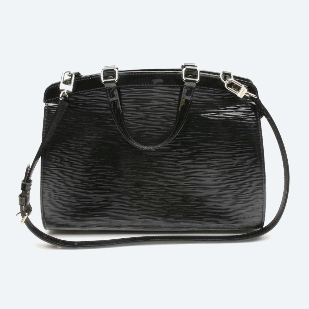 Image 1 of Brea Lack Handbag Black in color Black | Vite EnVogue