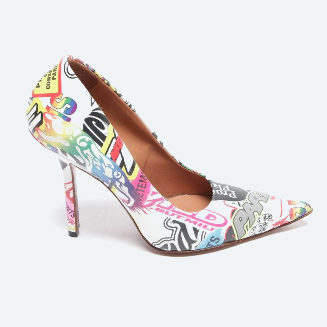 Image 1 of High Heels EUR 36 Multicolored in color Multicolored | Vite EnVogue